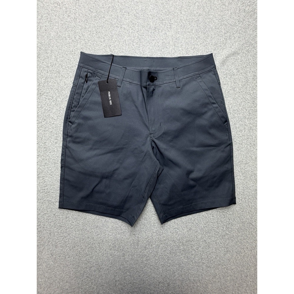 Public Rec Workday Short 2.0 Mens 28 Slate Gray Stretch Performance Athletic NWT